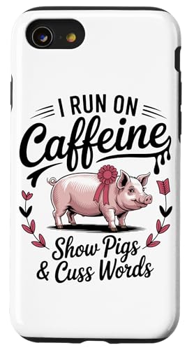 Show Mom Pig Show Vieh Pig Show Hülle für iPhone SE (2020) / 7 / 8 von Livestock Show Gifts | Pig Show Gifts