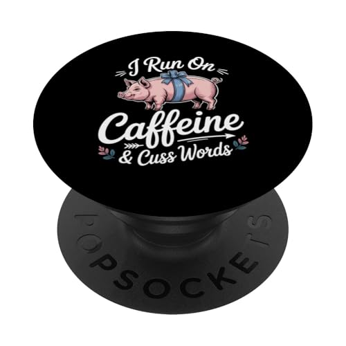 Show Mom Pig Show Vieh Pig Show PopSockets Klebender PopGrip von Livestock Show Gifts | Pig Show Gifts