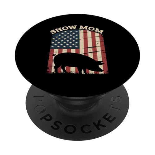 Show Mom Pig Show Vieh Pig Show PopSockets Klebender PopGrip Show Mom Pig Show Vieh Pig Show PopSockets Klebender PopGrip von Livestock Show Gifts | Pig Show Gifts