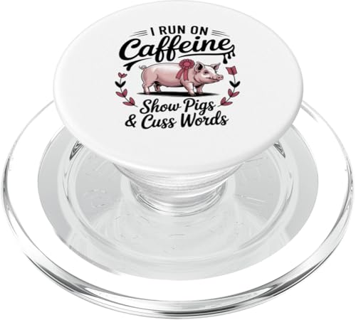 Show Mom Pig Show Vieh Pig Show PopSockets PopGrip für MagSafe von Livestock Show Gifts | Pig Show Gifts
