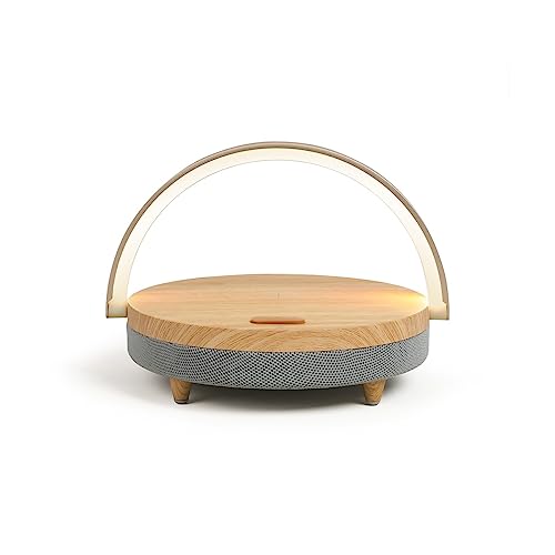 Livoo - LED-Lautsprecher, Induktionsladegerät Fast Charge TES242 – kompatibel mit Bluetooth® 5 W, Fast Charge 15 W, 4 Stunden Hörzeit, 3 Beleuchtungsmodi, Reichweite: 10 m, QI-zertifiziert, kompatibel von Livoo feel good moments