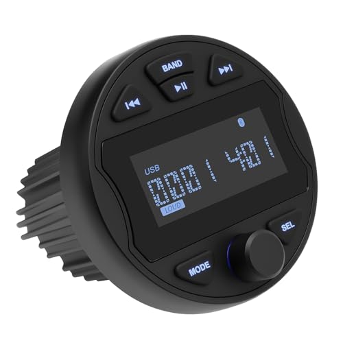 Liwogi Boot Radio Wasserdicht MP3 Player Marine Stereo-Empfänger mit AM/FM Radio für Boote, Yachten Marineboote Liwogi Boot Radio Wasserdicht MP3 Player Marine Stereo-Empfänger mit AM/FM Radio für Boote, Yachten Marineboote von Liwogi