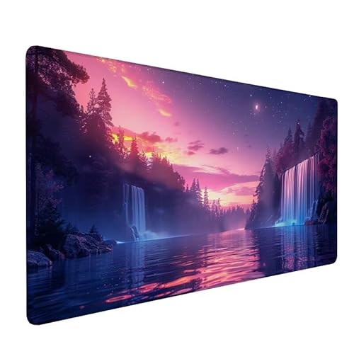 Mousepad XXL 1200x600x3mm Mousepad Fallen, Mauspad Sternenhimmel, Schreibtischunterlage Mit Kantenschutz, Wasserdichter, rutschfeste, Verbessert PräZision und Geschwindigkeit für Büro, Zuhause LX-446 Mousepad XXL 1200x600x3mm Mousepad Fallen, Mauspad Sternenhimmel, Schreibtischunterlage Mit Kantenschutz, Wasserdichter, rutschfeste, Verbessert PräZision und Geschwindigkeit für Büro, Zuhause LX-446 von Lixfagng