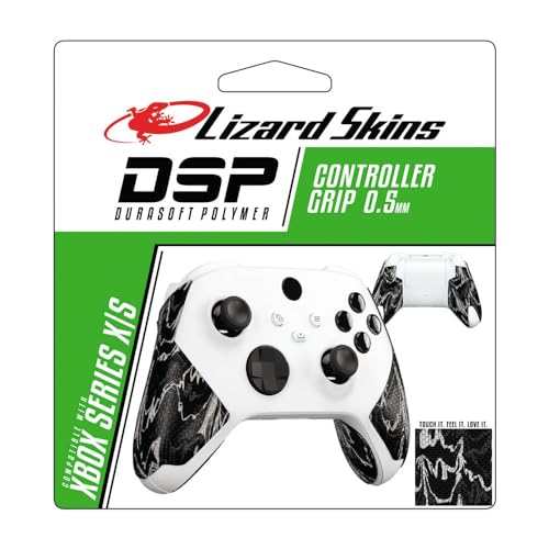 Lizard skin DSP Controller Griff für Xbox Series X, Schwarz Camo von Lizard Skins