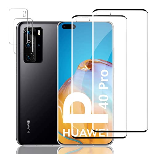 Ljietr 2+2 Stück Schutzfolie für Huawei P40 Pro Panzer Schutz Glas, 2 Panzerfolie und 2 Kamera Schutzglas, HD Displayschutzfolie, 9H Härte für Huawei P40 Pro Ljietr 2+2 Stück Schutzfolie für Huawei P40 Pro Panzer Schutz Glas, 2 Panzerfolie und 2 Kamera Schutzglas, HD Displayschutzfolie, 9H Härte für Huawei P40 Pro von Ljietr