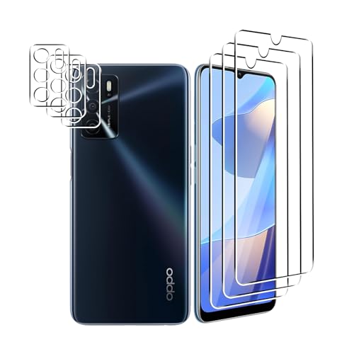 Ljietr 3+3 Stück Schutzfolie für OPPO A16s 4G Panzer Schutz Glas, 3 Panzerfolie und 3 Kamera Schutzglas, HD Displayschutzfolie, 9H Härte für OPPO A16s 4G Ljietr 3+3 Stück Schutzfolie für OPPO A16s 4G Panzer Schutz Glas, 3 Panzerfolie und 3 Kamera Schutzglas, HD Displayschutzfolie, 9H Härte für OPPO A16s 4G von Ljietr