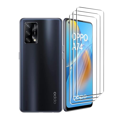 Ljietr 3+3 Stück Schutzfolie für Oppo A74 4G Panzer Schutz Glas, 3 Panzerfolie und 3 Kamera Schutzglas, HD Displayschutzfolie, 9H Härte für Oppo A74 4G Ljietr 3+3 Stück Schutzfolie für Oppo A74 4G Panzer Schutz Glas, 3 Panzerfolie und 3 Kamera Schutzglas, HD Displayschutzfolie, 9H Härte für Oppo A74 4G von Ljietr