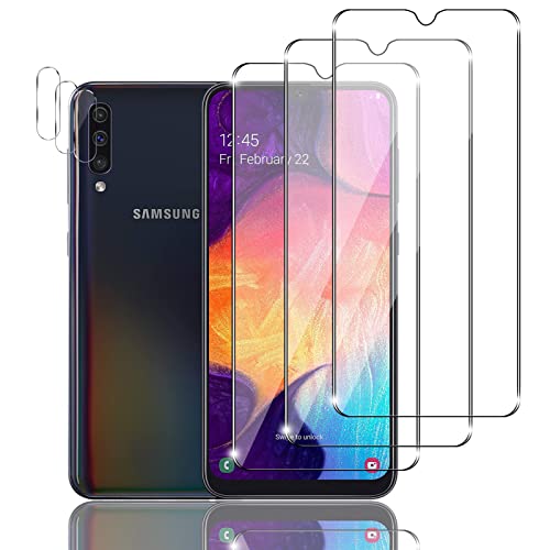 Ljietr 3+3 Stück Schutzfolie für Samsung Galaxy A50 Panzer Schutz Glas, 3 Panzerfolie und 3 Kamera Schutzglas, HD Displayschutzfolie, 9H Härte für Samsung Galaxy A50 Ljietr 3+3 Stück Schutzfolie für Samsung Galaxy A50 Panzer Schutz Glas, 3 Panzerfolie und 3 Kamera Schutzglas, HD Displayschutzfolie, 9H Härte für Samsung Galaxy A50 von Ljietr