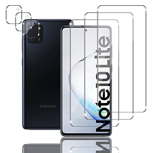 Ljietr 3+3 Stück Schutzfolie für Samsung Galaxy Note 10 Lite Panzer Schutz Glas, 3 Panzerfolie und 3 Kamera Schutzglas, HD Displayschutzfolie, 9H Härte für Samsung Galaxy Note 10 Lite Ljietr 3+3 Stück Schutzfolie für Samsung Galaxy Note 10 Lite Panzer Schutz Glas, 3 Panzerfolie und 3 Kamera Schutzglas, HD Displayschutzfolie, 9H Härte für Samsung Galaxy Note 10 Lite von Ljietr