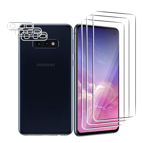 Ljietr 3+3 Stück Schutzfolie für Samsung Galaxy S10e Panzer Schutz Glas, 3 Panzerfolie und 3 Kamera Schutzglas, HD Displayschutzfolie, 9H Härte für Samsung Galaxy S10e Ljietr 3+3 Stück Schutzfolie für Samsung Galaxy S10e Panzer Schutz Glas, 3 Panzerfolie und 3 Kamera Schutzglas, HD Displayschutzfolie, 9H Härte für Samsung Galaxy S10e von Ljietr