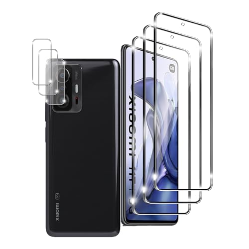 Ljietr 3+3 Stück Schutzfolie für Xiaomi 11T Panzer Schutz Glas, 3 Panzerfolie und 3 Kamera Schutzglas, HD Displayschutzfolie, 9H Härte für Xiaomi 11T Ljietr 3+3 Stück Schutzfolie für Xiaomi 11T Panzer Schutz Glas, 3 Panzerfolie und 3 Kamera Schutzglas, HD Displayschutzfolie, 9H Härte für Xiaomi 11T von Ljietr