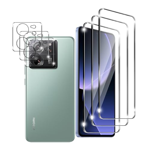 Ljietr 3+3 Stück Schutzfolie für Xiaomi 13T Panzer Schutz Glas, 3 Panzerfolie und 3 Kamera Schutzglas, HD Displayschutzfolie, 9H Härte für Xiaomi 13T Ljietr 3+3 Stück Schutzfolie für Xiaomi 13T Panzer Schutz Glas, 3 Panzerfolie und 3 Kamera Schutzglas, HD Displayschutzfolie, 9H Härte für Xiaomi 13T von Ljietr