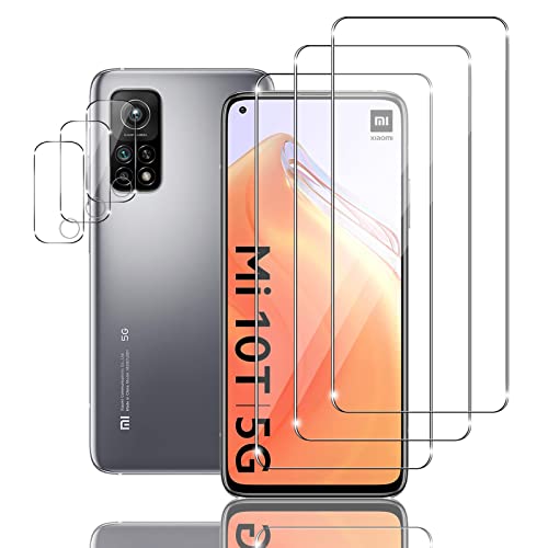 Ljietr 3+3 Stück Schutzfolie für Xiaomi Mi 10T 5G Panzer Schutz Glas, 3 Panzerfolie und 3 Kamera Schutzglas, HD Displayschutzfolie, 9H Härte für Xiaomi Mi 10T 5G Ljietr 3+3 Stück Schutzfolie für Xiaomi Mi 10T 5G Panzer Schutz Glas, 3 Panzerfolie und 3 Kamera Schutzglas, HD Displayschutzfolie, 9H Härte für Xiaomi Mi 10T 5G von Ljietr