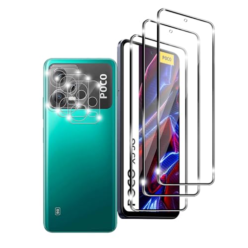Ljietr 3+3 Stück Schutzfolie für Xiaomi Poco X5 Panzer Schutz Glas, 3 Panzerfolie und 3 Kamera Schutzglas, HD Displayschutzfolie, 9H Härte für Xiaomi Poco X5 Ljietr 3+3 Stück Schutzfolie für Xiaomi Poco X5 Panzer Schutz Glas, 3 Panzerfolie und 3 Kamera Schutzglas, HD Displayschutzfolie, 9H Härte für Xiaomi Poco X5 von Ljietr