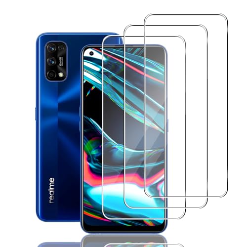 Ljietr 3 Stück Schutzfolie für Realme 7 Pro, für Panzer Schutz Glas, Panzerfolie, Schutzglas, HD Displayschutzfolie, 9H Härte für Realme 7 Pro von Ljietr