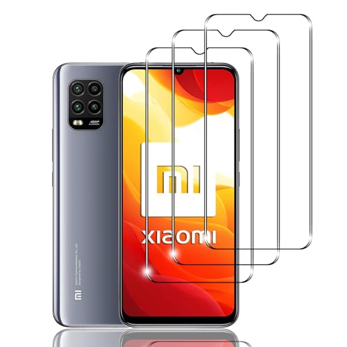 Ljietr 3 Stück Schutzfolie für Xiaomi Mi 10 Lite 5G, für Panzer Schutz Glas, Panzerfolie, Schutzglas, HD Displayschutzfolie, 9H Härte für Xiaomi Mi 10 Lite 5G von Ljietr