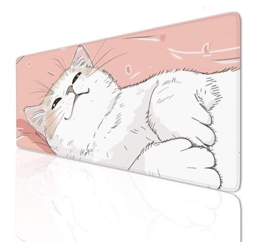 Cat Mauspad 60x30x0.4cm Mousepad XXL Gaming Klein Schreibtischunterlage Rutschfeste, Mouse Pad Schreibtisch Unterlage with Vernähte Kanten, Maus Tastatur Matte, Verlängertes Großes Mauspad 3-125 Cat Mauspad 60x30x0.4cm Mousepad XXL Gaming Klein Schreibtischunterlage Rutschfeste, Mouse Pad Schreibtisch Unterlage with Vernähte Kanten, Maus Tastatur Matte, Verlängertes Großes Mauspad 3-125 von Ljpsse