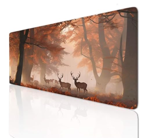 Gaming Mauspad XXL Groß Mousepad 900x400x4mm, Schreibtischunterlage Deer Mouse Pad Desk Mat with Anti-Rutsch Basis, Mauspads Tischunterlage Large Size Verbessert Präzision und Geschwindigkeit 3-249 Gaming Mauspad XXL Groß Mousepad 900x400x4mm, Schreibtischunterlage Deer Mouse Pad Desk Mat with Anti-Rutsch Basis, Mauspads Tischunterlage Large Size Verbessert Präzision und Geschwindigkeit 3-249 von Ljpsse