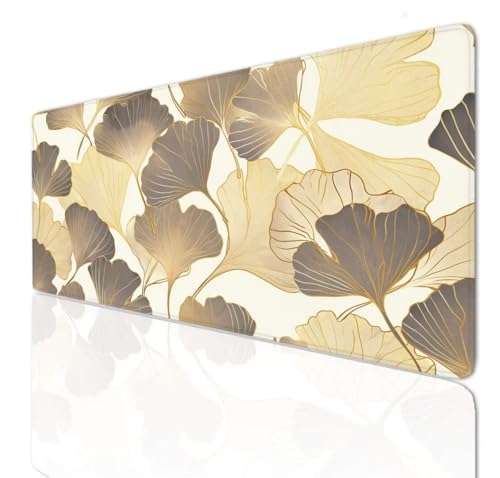 Gold Mauspad 60x30x0.4cm Mousepad XXL Gaming Klein Schreibtischunterlage Rutschfeste, Mouse Pad Schreibtisch Unterlage with Vernähte Kanten, Maus Tastatur Matte, Verlängertes Großes Mauspad 3-401 Gold Mauspad 60x30x0.4cm Mousepad XXL Gaming Klein Schreibtischunterlage Rutschfeste, Mouse Pad Schreibtisch Unterlage with Vernähte Kanten, Maus Tastatur Matte, Verlängertes Großes Mauspad 3-401 von Ljpsse