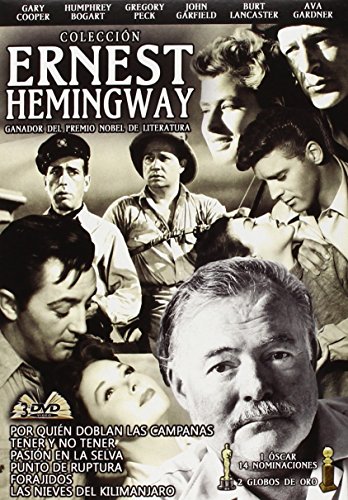 COLECCIÓN ERNEST HENNINGWAY: For whom the bell tolls + To have and have not + The Macomber Affair + The Breaking Point + The Killers + The Snows of Kilimanjaro [3 DVDs] [Spanien Import] von Llamentol