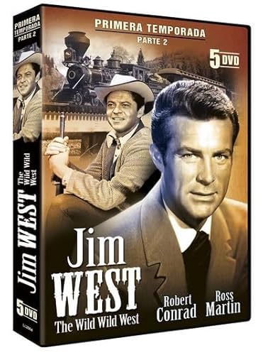 The Wild Wild West (Jim West) Staffel 1 Teil 2-5 DVD - Spanischer Import - Region 2 - PAL-Format von Llamentol