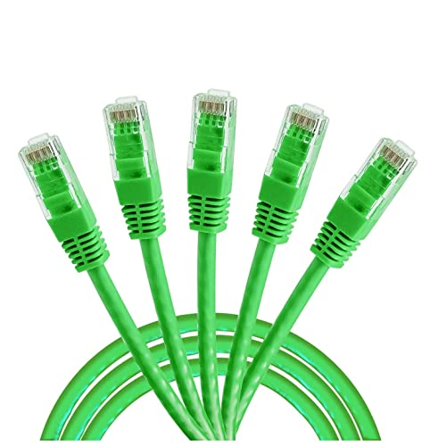 LMS Daten 1 m CAT5e Ethernet UTP Patch Netzwerkkabel, grün von Lms Data