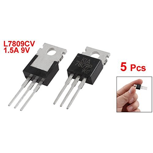 Lmzzdld 5 Stueck L7809CV 3 Terminals durch das Loch 1.5A 9V Positive Spannungsregler von Lmzzdld