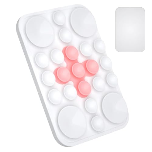 Lnhgh Saugnapfbecher Telefonhalterung, Telefon Silikonsaughalterung | Telefonkoffer | Starke Adsorption, Rutsch-Handy-Griffzubehör für Glas, Fliesen von Lnhgh