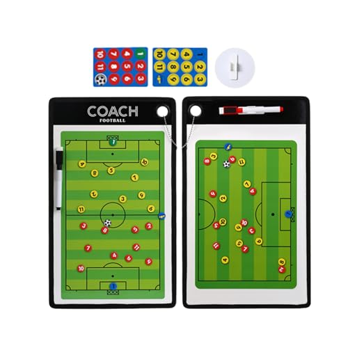 Lnhgh Soccer Magnetic Coaching Board, Soccer Dry -Löschen -Trainerbrett,Trockener Erase -Fußballtrainerbrett mit Magneten - Whiteboard -Anzeigetafel für Baseball -Softball -Basketball -Volleyball Lnhgh Soccer Magnetic Coaching Board, Soccer Dry -Löschen -Trainerbrett,Trockener Erase -Fußballtrainerbrett mit Magneten - Whiteboard -Anzeigetafel für Baseball -Softball -Basketball -Volleyball von Lnhgh
