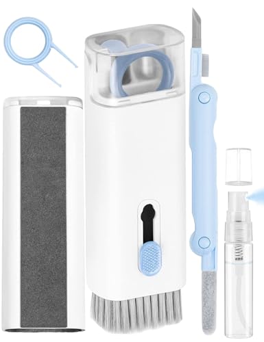Tastatur Reinigungsset, 7 in 1 Handy Reinigungsset,Multifunktionales Keyboard Cleaner, Tastatur Reiniger für MacBook, PC und iPhone,PC Reinigungsset für Tablet, Telefone, Kamera von Lnicez