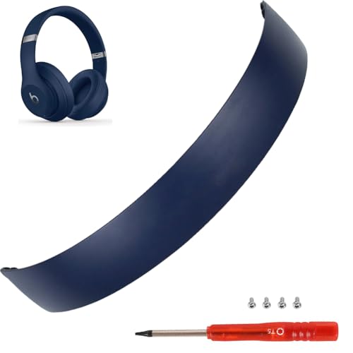 Lnvecnc by Dre Studio 3 Ersatz-Stirnband wie das OEM Arch Band Studio3 Teile Zubehör kompatibel mit Beats by Dr. Dre Studio3 Wireless/A1914 Studio 2 kabelgebunden/kabellosen Kopfhörern (blau) von Lnvecnc