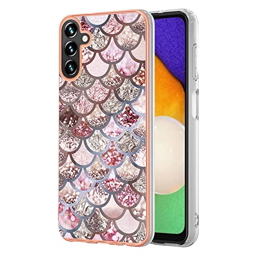 Lnxlanxx Kompatibel für Samsung Galaxy A34 5G Hülle Silikon Bumper Hart PC Case Ultra Dünn Marmor Motiv Backcover Hüllen Tasche Cover Handyhülle (Farbe 2) von Lnxlanxx