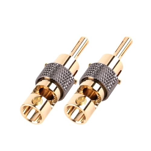 LoRier 4 teile/los Neue Angepasst 24K Gold Überzogene Selbst-Lock Messing Bananen Stecker Audio Stecker Lautsprecher Verstärker Jack von LoRier