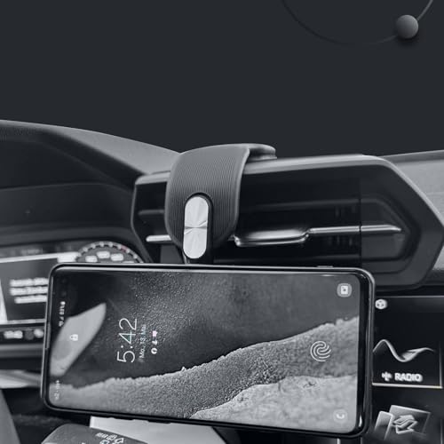 LoXus Autotelefonhalter: Universeller Smartphone-Halter für iPhone,sogar Samsung, Huawei und Xiaomi Kfz-Halterung -auto handyhalterung-Handyhalter für Auto Armaturenbrett-Autozubehör -360-Grad Drehung von LoXus