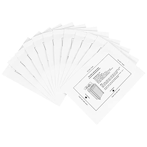 Lobamop 12 StüCke Papier Aktenvernichter Schmier BläTter Shredder Schmier öL Tragbares Papier Typ Schmier öL FüR von Lobamop