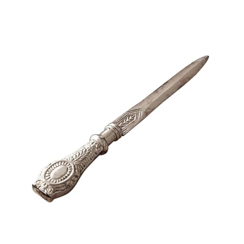 LOBERON Brieföffner Parsifal, Aufwendig Verzierter Griff, mit Antik-Finish, Accessoire, Schreibwaren, Messing, silber von Loberon