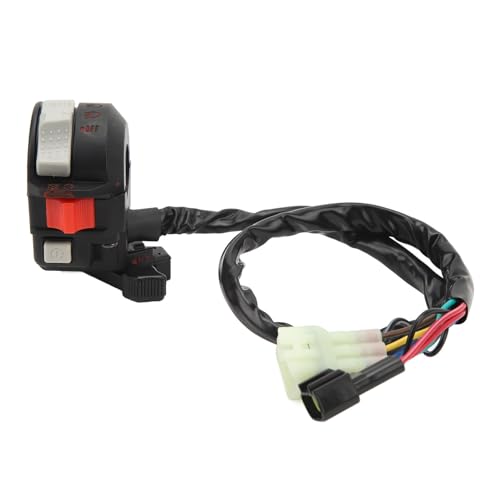 ATV Handlebar Switch for YAMA-HA RA-PTOR 660 660R YFM 2001-2005 - Engine Start/Run Off Headlight Control, OE Replacement 5LP-83973-01-00, Handlebar Mount Motorbike ON Off Start ATV Handlebar Switch for YAMA-HA RA-PTOR 660 660R YFM 2001-2005 - Engine Start/Run Off Headlight Control, OE Replacement 5LP-83973-01-00, Handlebar Mount Motorbike ON Off Start von Loboo Idea