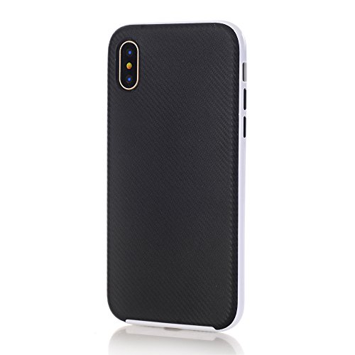 Case für Apple iPhone X/iPhone XS 5.8 Zoll Handyhülle Hardcase Carbon-Optik Case für Apple iPhone X/iPhone XS 5.8 Zoll Handyhülle Hardcase Carbon-Optik von Lobwerk