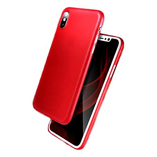 Case für Apple iPhone XR Handyhülle 6.1 Zoll Ultra Dünn Cover Schutzhülle aus TPU Stoßfest Extra Slim Leicht Fein Rot von Lobwerk