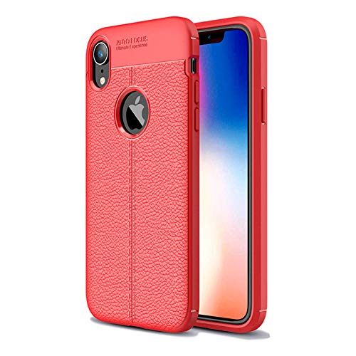Case für Apple iPhone XR Hülle 6.1 Zoll Dünn Cover Schutzhülle Outdoor Handyhülle aus TPU Stoßfest Extra Schutz Robust Rot von Lobwerk