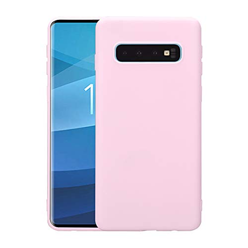 Case für Samsung Galaxy S10 SM-G973 Handyhülle 6.1 Zoll Ultra Dünn Cover Schutzhülle aus TPU Extra Slim Leicht Pink von Lobwerk