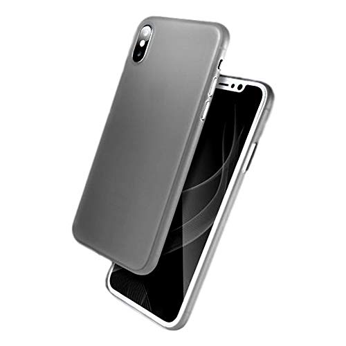 Cover für Apple iPhone XR Handyhülle 6.1 Zoll Ultra Slim Bumper Schutzhülle aus TPU Stoßfest Extra Dünn Leicht Schlank Grau von Lobwerk
