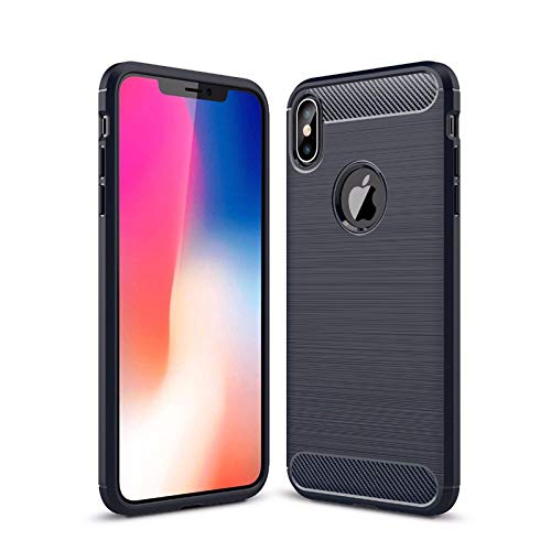 Cover für Apple iPhone XS Max Case 6.5 Zoll Slim Schutzhülle Bumper Outdoor Handyhülle aus TPU Stoßfest Extra Schutz Leicht Blau von Lobwerk