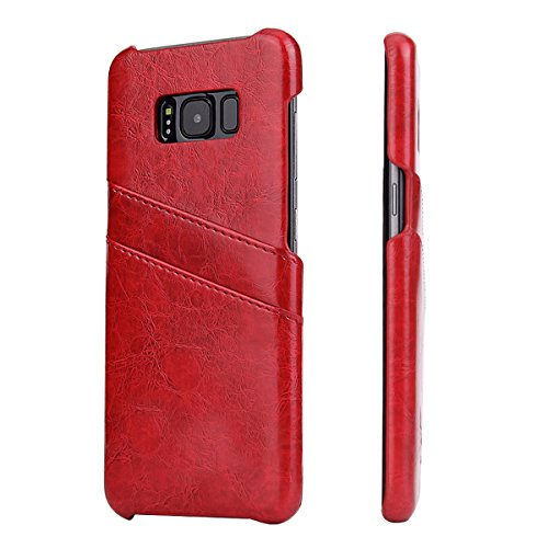 Handy Case für Samsung Galaxy S8 Plus 6.2 Zoll Hülle mit 2 Kartenfächern Hardcase in Leder-Optik Soft Touch Schutzhülle Handy Case für Samsung Galaxy S8 Plus 6.2 Zoll Hülle mit 2 Kartenfächern Hardcase in Leder-Optik Soft Touch Schutzhülle von Lobwerk