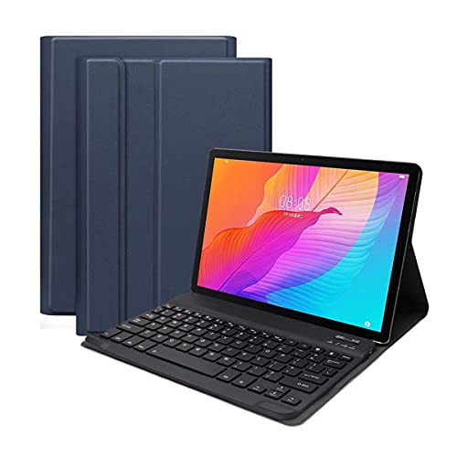 Lobwerk 2in1 Bluetooth Tastatur und Cover für Huawei Honor 6 T10/T10S Matepad Case Schutz Hülle von Lobwerk