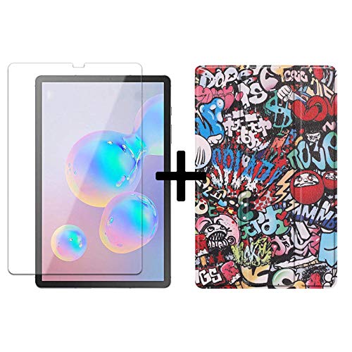 Lobwerk 2in1 Schutz Set für Samsung Galaxy Tab S6 10.5 T860 T865 Tablet mit Schutzhülle + Displayschutz Folie Auto Sleep/Wake Cover Lobwerk 2in1 Schutz Set für Samsung Galaxy Tab S6 10.5 T860 T865 Tablet mit Schutzhülle + Displayschutz Folie Auto Sleep/Wake Cover von Lobwerk