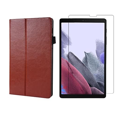Lobwerk 2in1 Set für Samsung Galaxy Tab A7 Lite T220 T225 8.7 Zoll Tablet mit Smartcover + Schutzglas mit Auto Sleep/Wake Magnetverschluss Hülle von Lobwerk