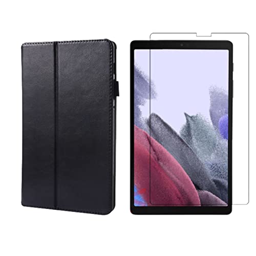 Lobwerk 2in1 Set für Samsung Galaxy Tab A7 Lite T220 T225 8.7 Zoll Tablet mit Smartcover + Schutzglas mit Auto Sleep/Wake Magnetverschluss Hülle von Lobwerk