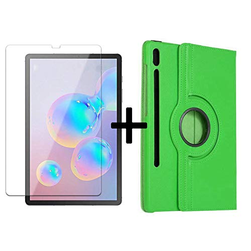 Lobwerk 2in1 Set für Samsung Galaxy Tab S6 10.5 T860 T865 Tablet mit 360° Hülle + Schutzglas Etui Cover Magnetverschuss Schutzfolie Grün Lobwerk 2in1 Set für Samsung Galaxy Tab S6 10.5 T860 T865 Tablet mit 360° Hülle + Schutzglas Etui Cover Magnetverschuss Schutzfolie Grün von Lobwerk