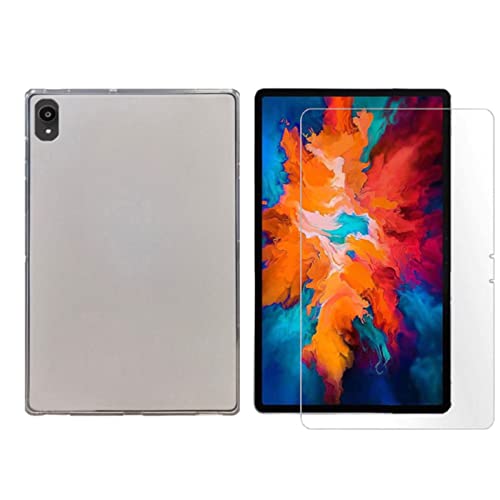 Lobwerk 2in1 Tablet Set für Lenovo Tab P11 2021 TB-J606F TB-J606X 11 Zoll mit Magnet Cover + Schutzfolie Hülle Smart Case Hartglas von Lobwerk